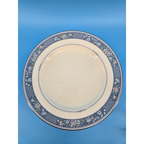 Vtg Noritake‎ Randolph Dinner Plates 10.5" Set of 4 Bone China Japan 9721 Blue - Picture 3 of 7